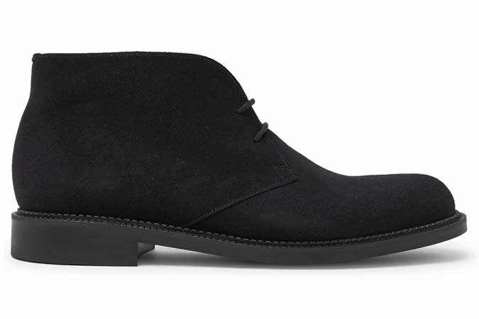 J.M. WESTON Suede Desert Boots