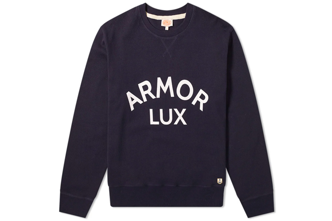 ARMOR-LUX 76661 LOGO CREW SWEAT