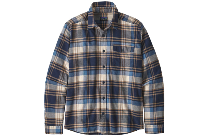 Patagonia Men's Long-Sleeved Lightweight Fjord Flannel Shirt