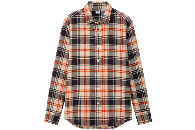 MEN FLANNEL REGULAR FIT CHECKED SHIRT