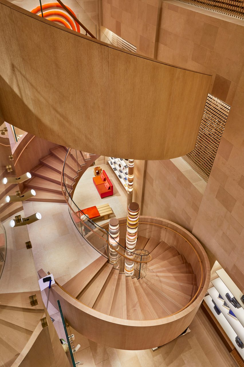 Louis Vuitton store on London's New Bond Street, designed by Peter Marino