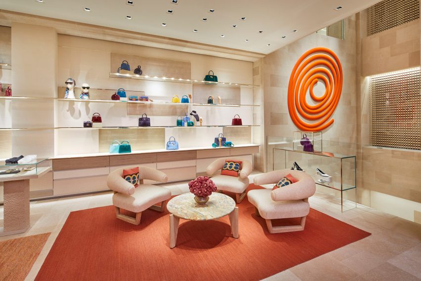 Louis Vuitton store on London's New Bond Street, designed by Peter Marino