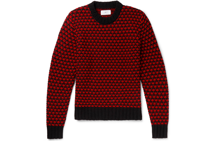 MR P. Intarsia Merino Wool Sweater