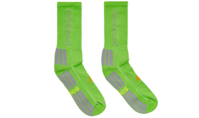 ARIES x New Balance Unbalanced Socks - Green