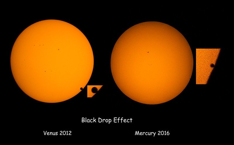 The 'black drop effect'. (Eliot Herman)