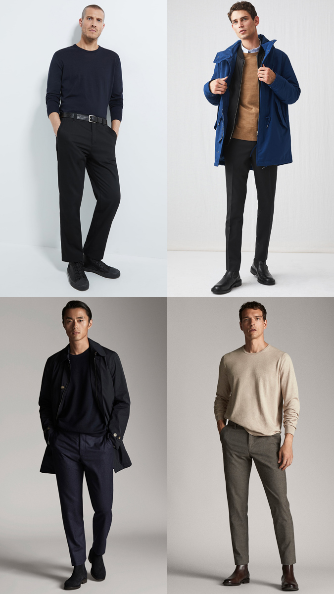 How to wear a merino crew neck jumper