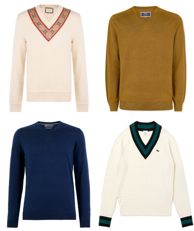 Best V-neck jumpers for men