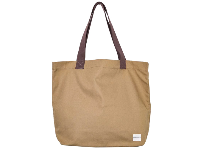 Tan Canvas Tote Bag