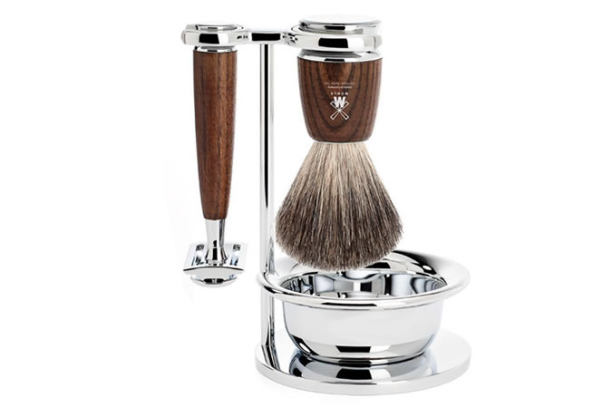 Mühle Rytmo Steamed Ash 4-Piece Shaving Set