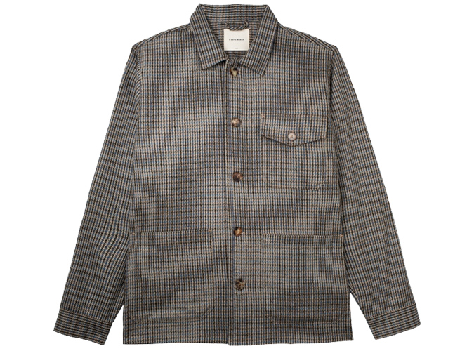 Patch Pocket Overshirt - Dogtooth