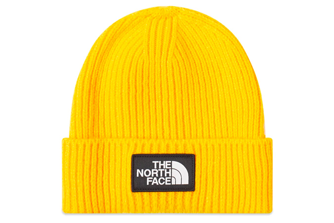 THE NORTH FACE LOGO BOX CUFFED BEANIE