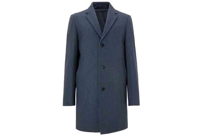 John Lewis & Partners Melton Epsom Coat, Airforce Blue