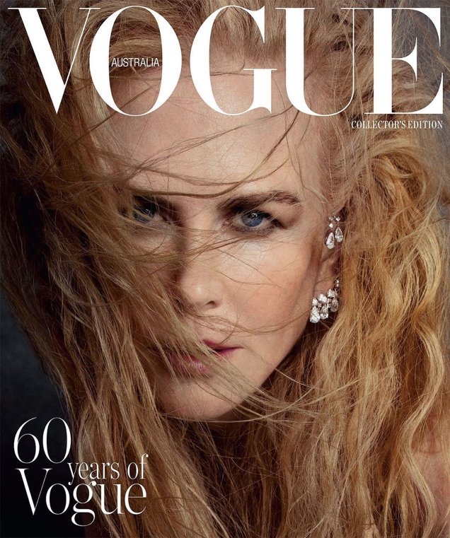 Vogue Australia December 2019 : Nicole Kidman by Inez van Lamsweerde & Vinoodh Matadin