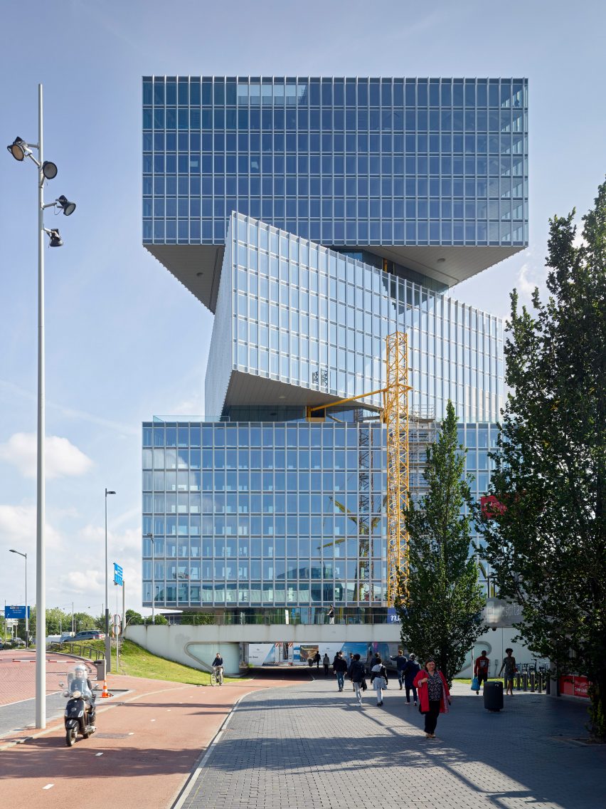 Nhow Amsterdam RAI Hotel in Amsterdam by OMA