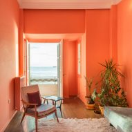 The best coral interiors: Waterfront Nikis apartment by Stamatios Giannikis