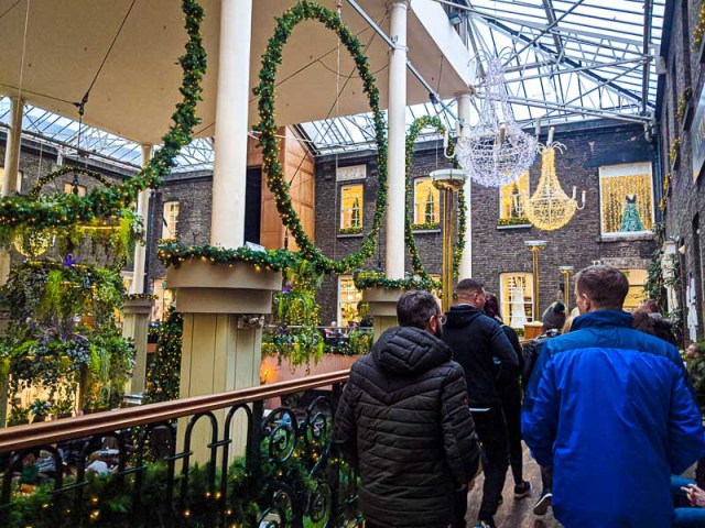 Lights in the Powerscourt Shopping Centre