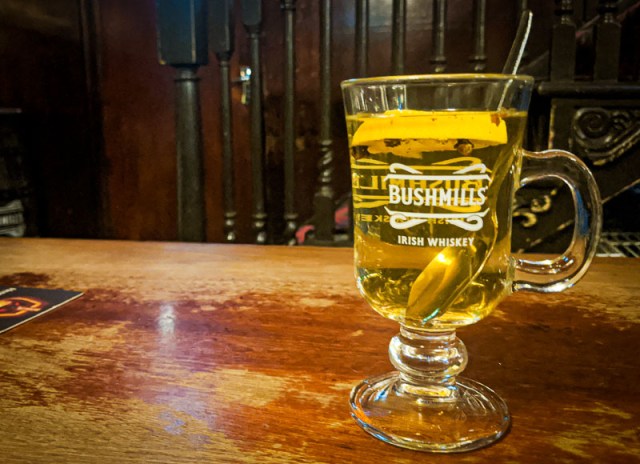 Hot Whiskey during Christmas in Dublin