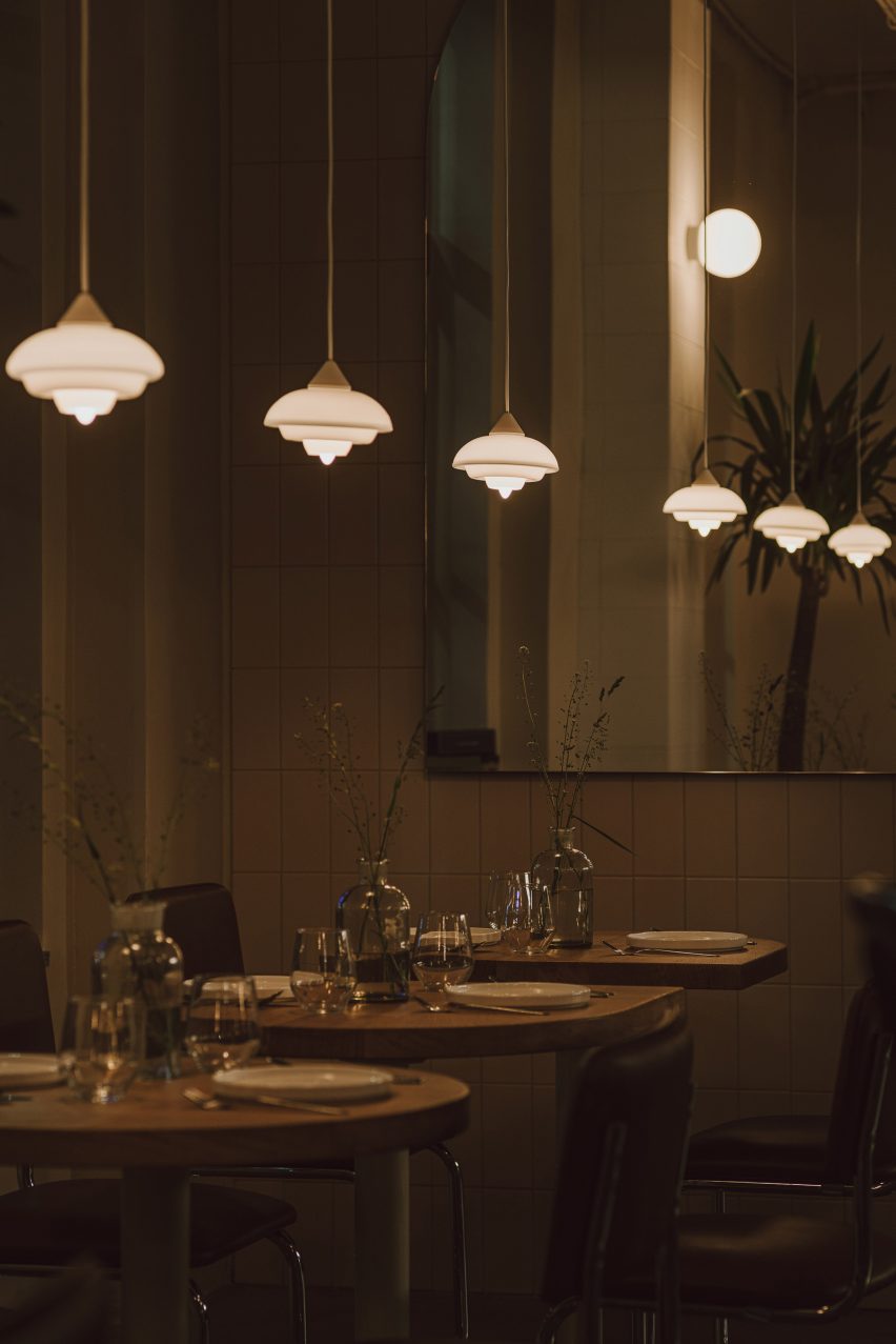 Nadzieja restaurant designed by Agnieszka Owsiany Studio