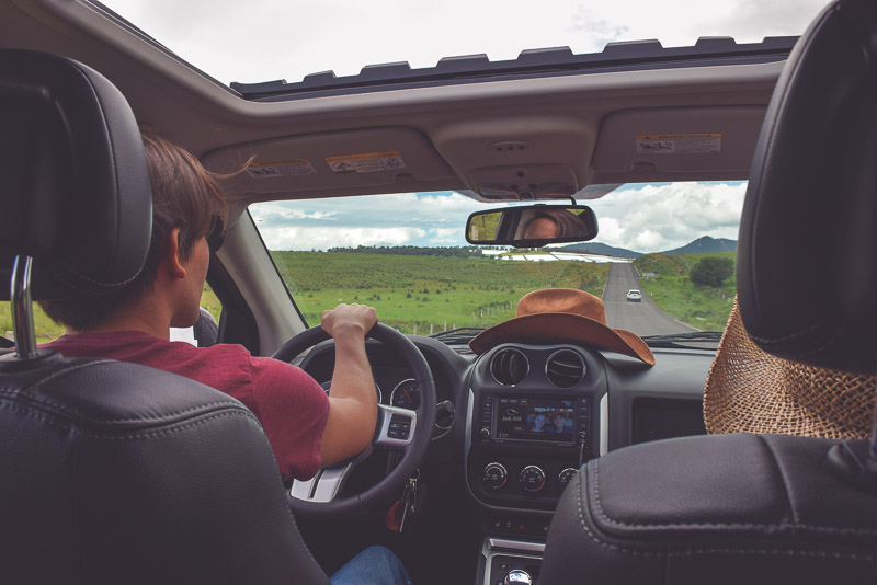 Driving a rental car in Ireland