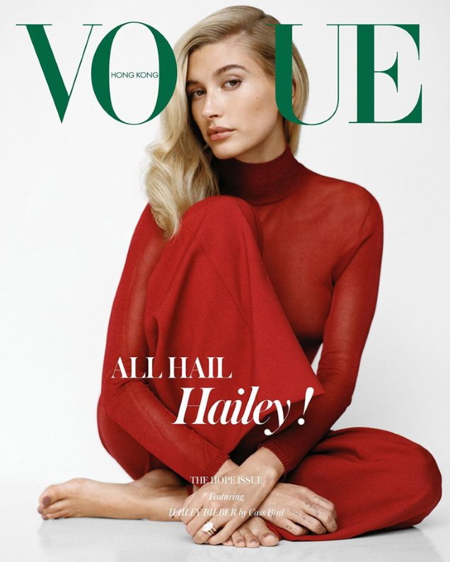 Vogue Hong Kong December 2019 : Hailey Bieber by Cass Bird