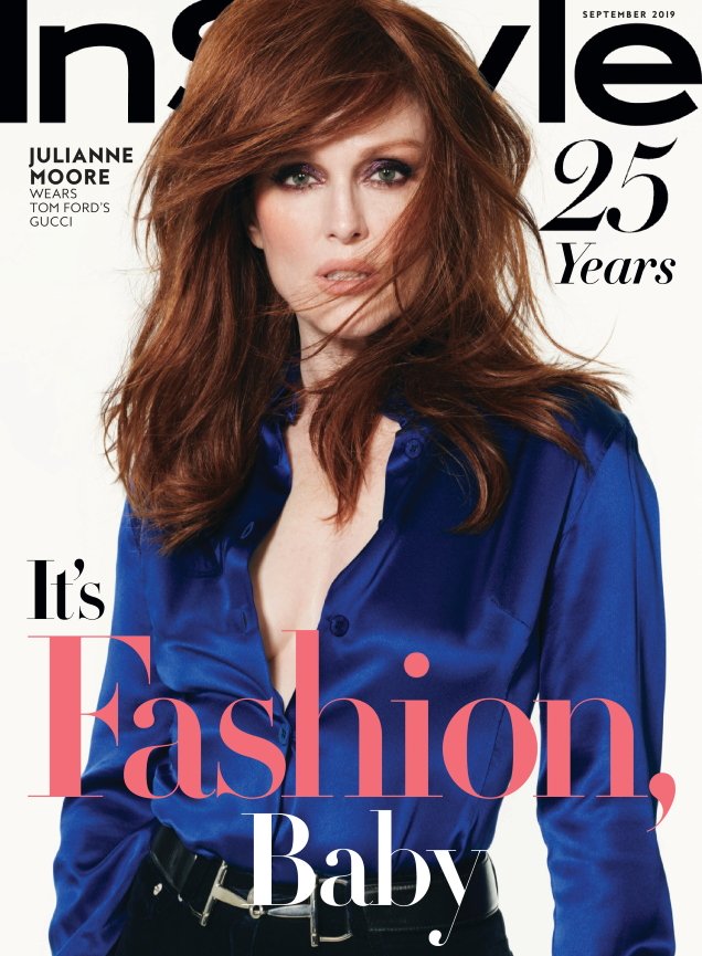 US Instyle September 2019 : Julianne Moore by Phil Poynter