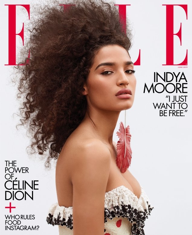 US Elle June 2019 : Indya Moore by Zoey Grossman