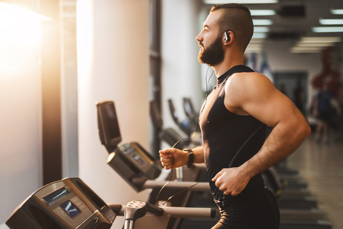 Man On Treadmill