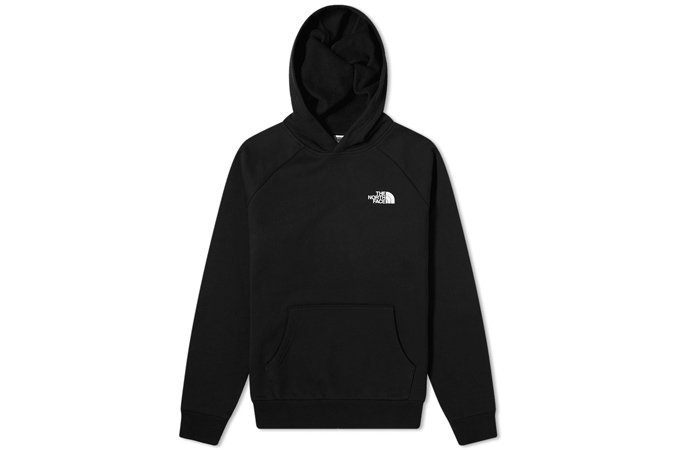 THE NORTH FACE RAGLAN RED BOX HOODY