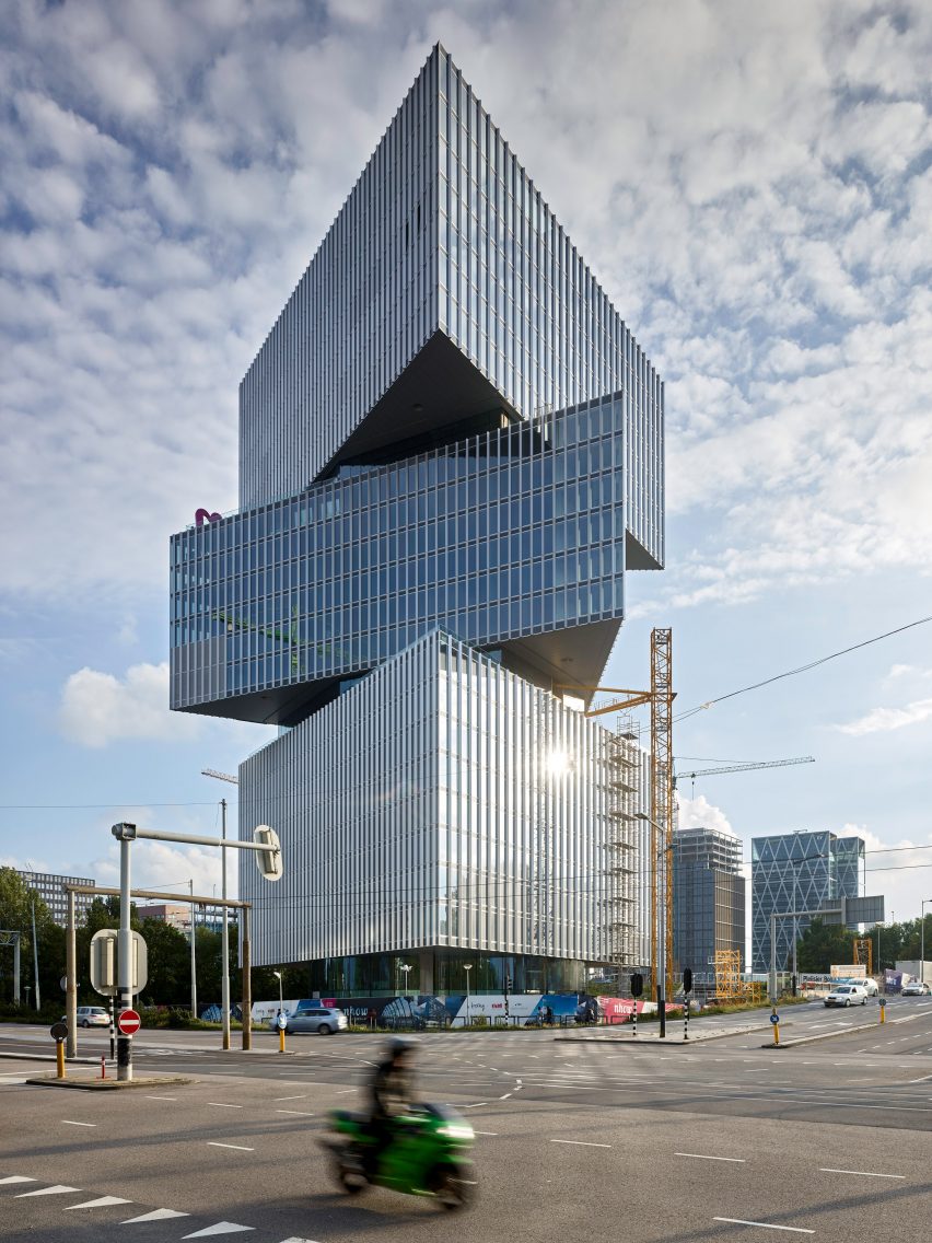 Nhow Amsterdam RAI Hotel in Amsterdam by OMA