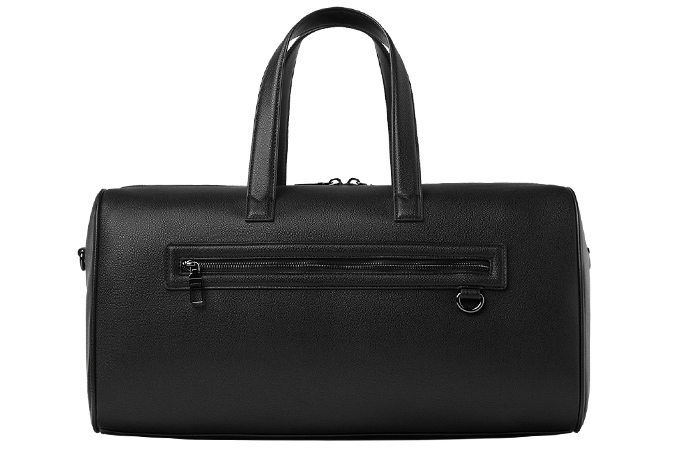 BLACK MINIMALIST TRAVEL BAG