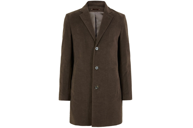 M&S COLLECTION Cotton Rich Italian Moleskin Coat