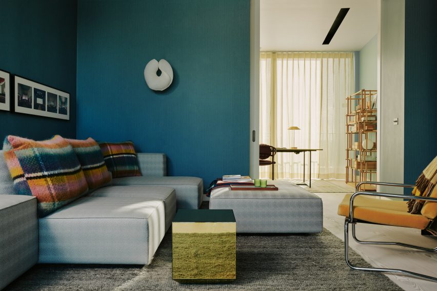 Apartment in London's Television Centre, designed by Waldo Works