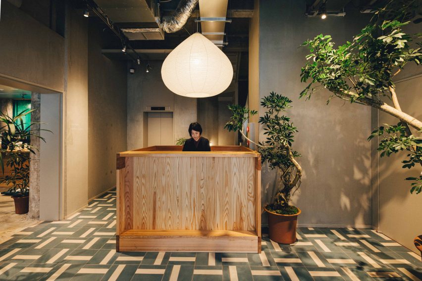 K5 Tokyo hotel by Claesson Koivisto Rune reception