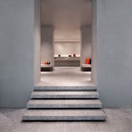 Valextra store in Milan designed by John Pawson