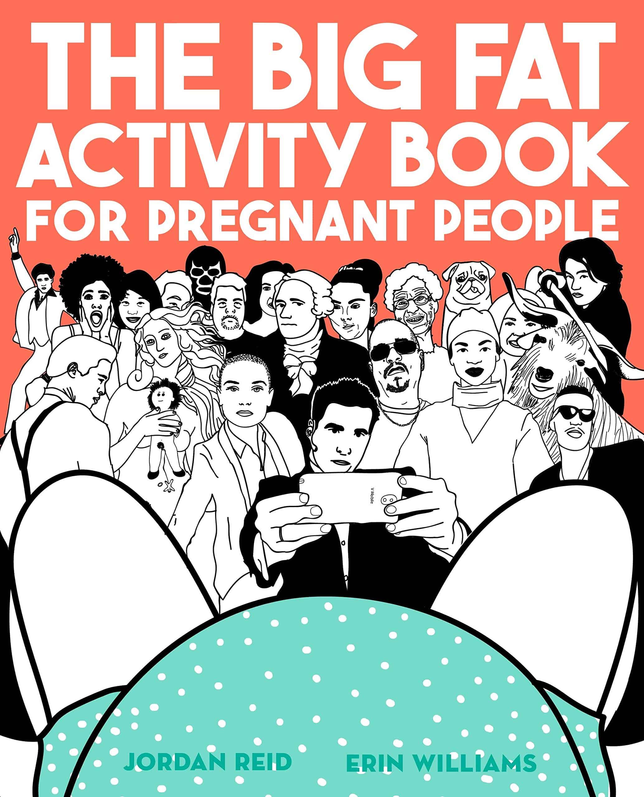 Cover for pregnancy activity book called 