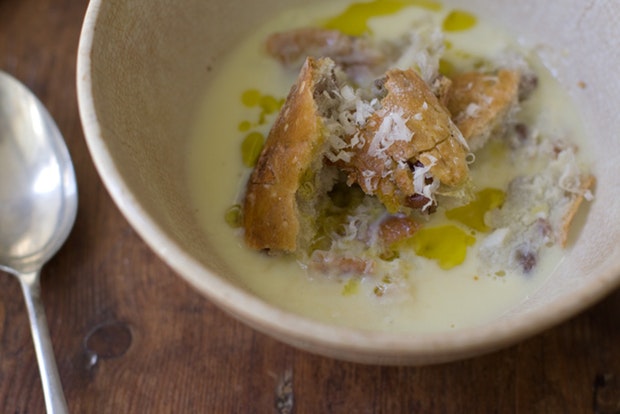 Richard Olney's Garlic Soup