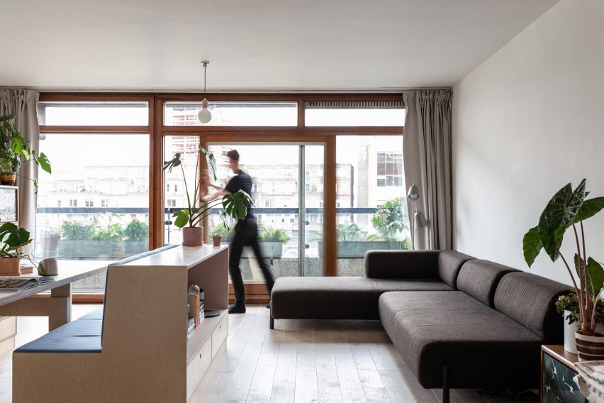 Barbican Dancer's Studio by Intervention Architecture seating area