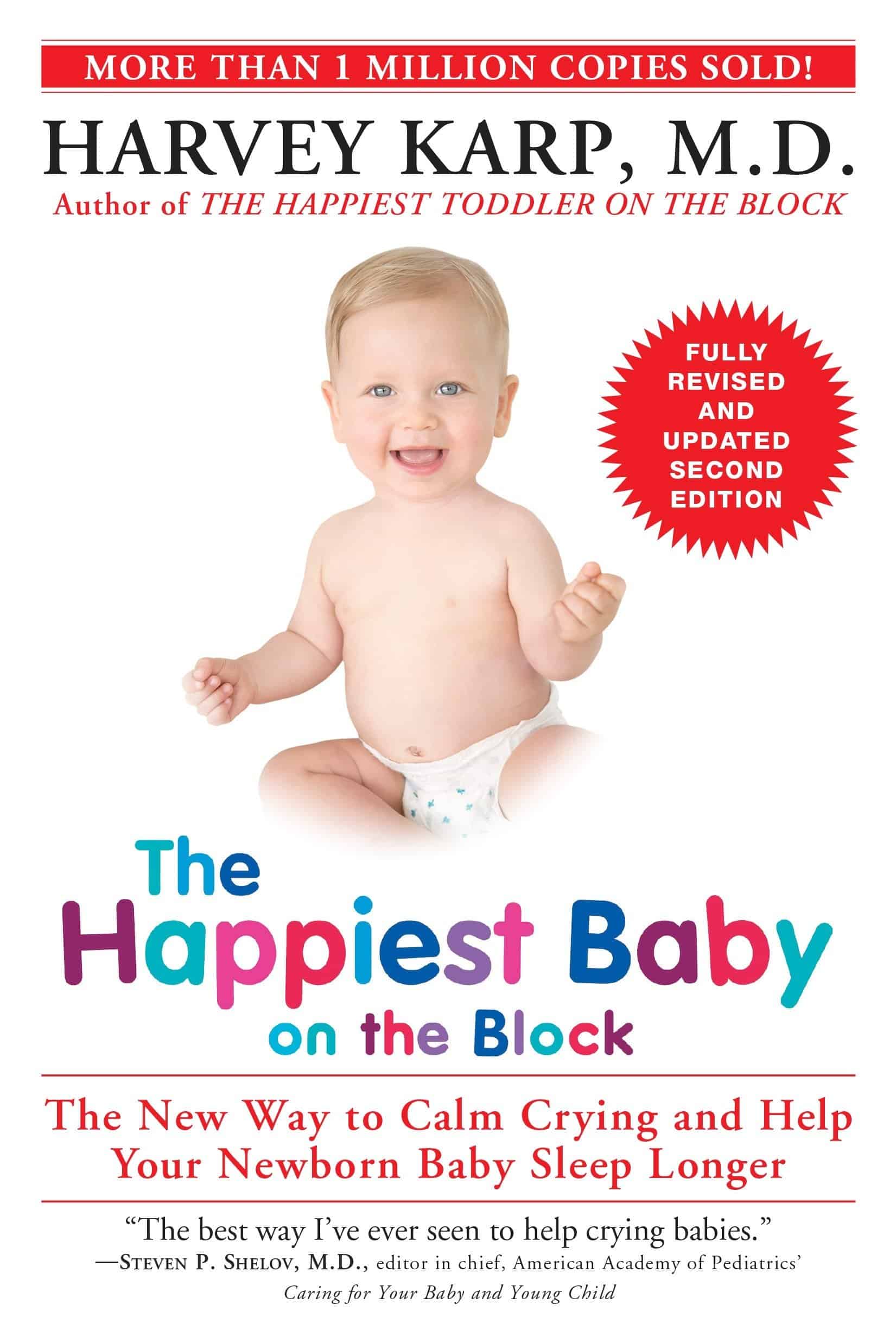 Cover of parenting book The Happiest Baby on the Block