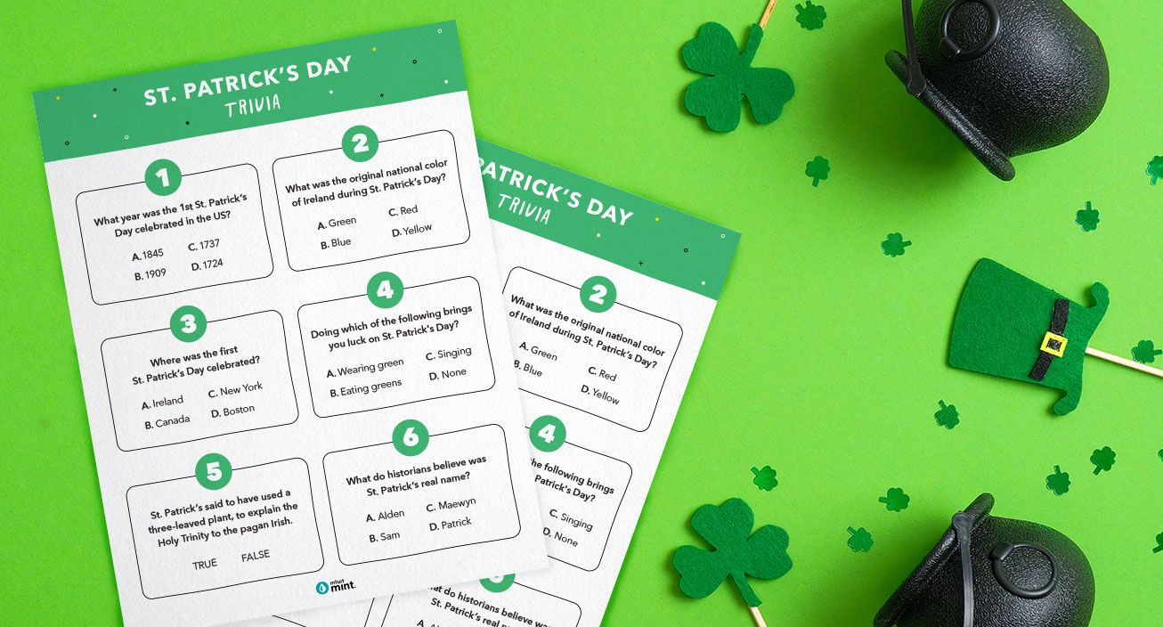 Mockup St. Patrick's Day Trivia