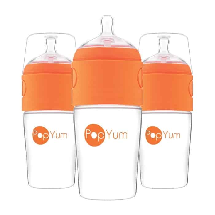 set of three pop yum bottles