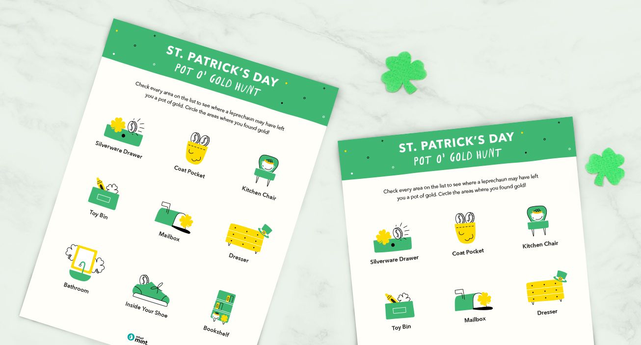 Mockup St. Patrick's Day Pot O' Gold Hunt