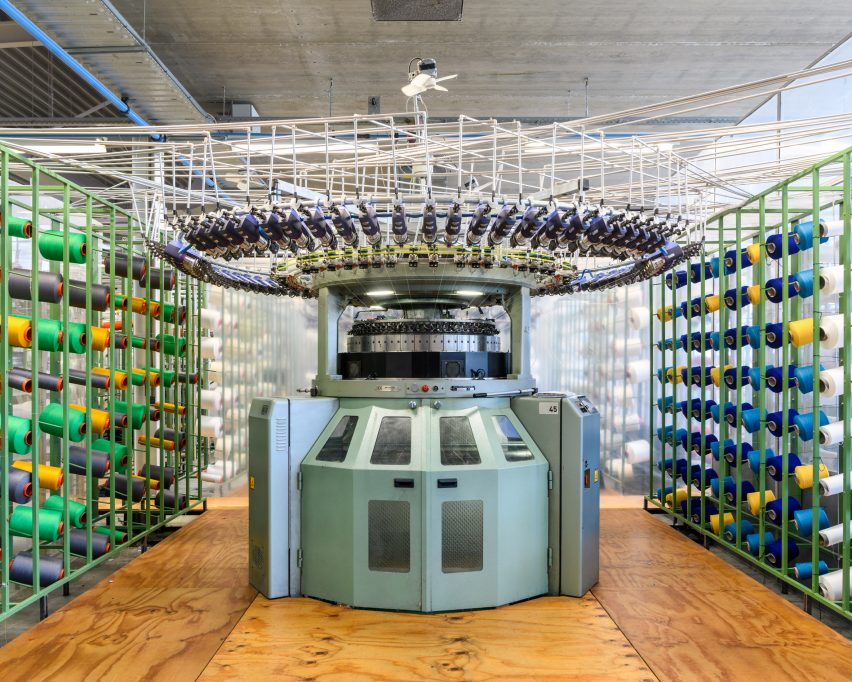 Alastair Philip Wiper, Circular knitting machine at Kvadrat Febrik ‘s Innofa textile mill, Netherlands