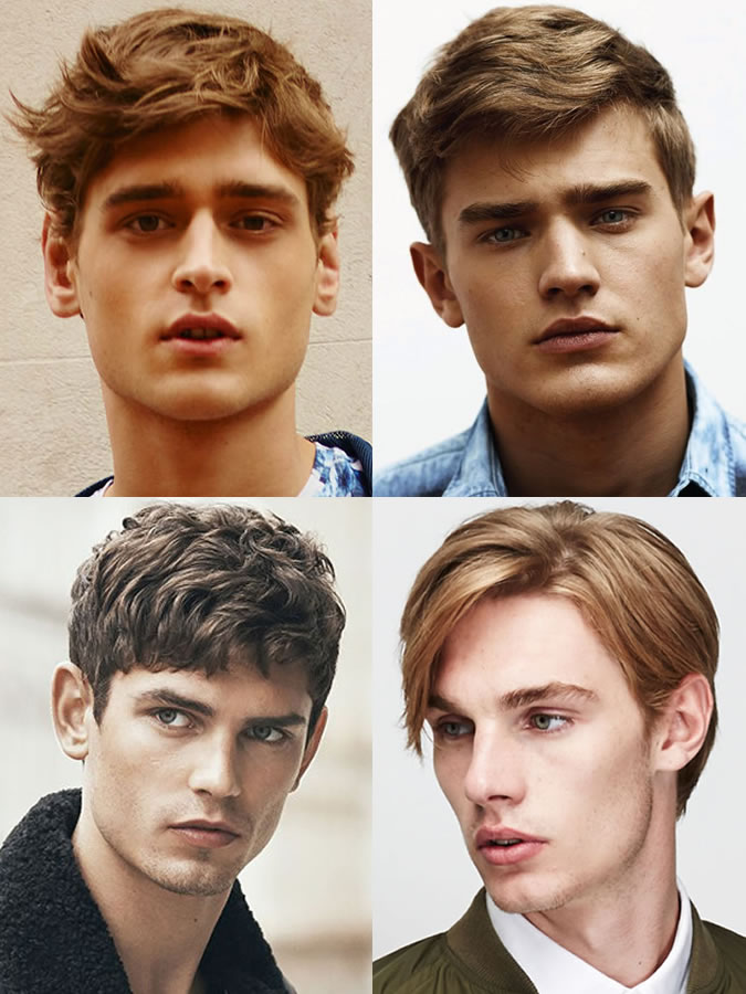 Men's hairstyles/haircuts for Diamond Face Shapes