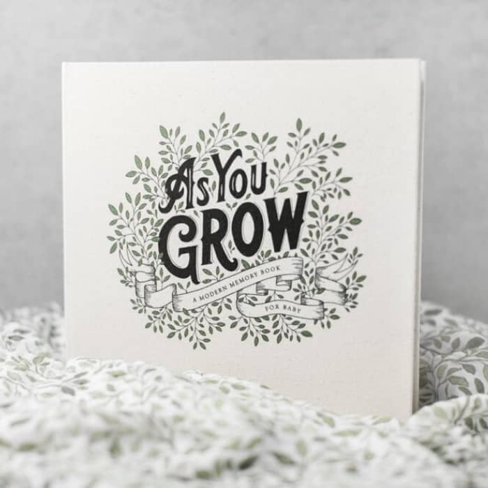 as you grow baby memory book