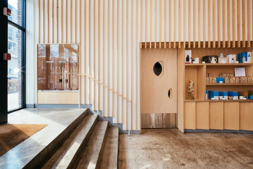 Blue Bottle Williamsburg renovation by Bohlin Cywinski Jackson