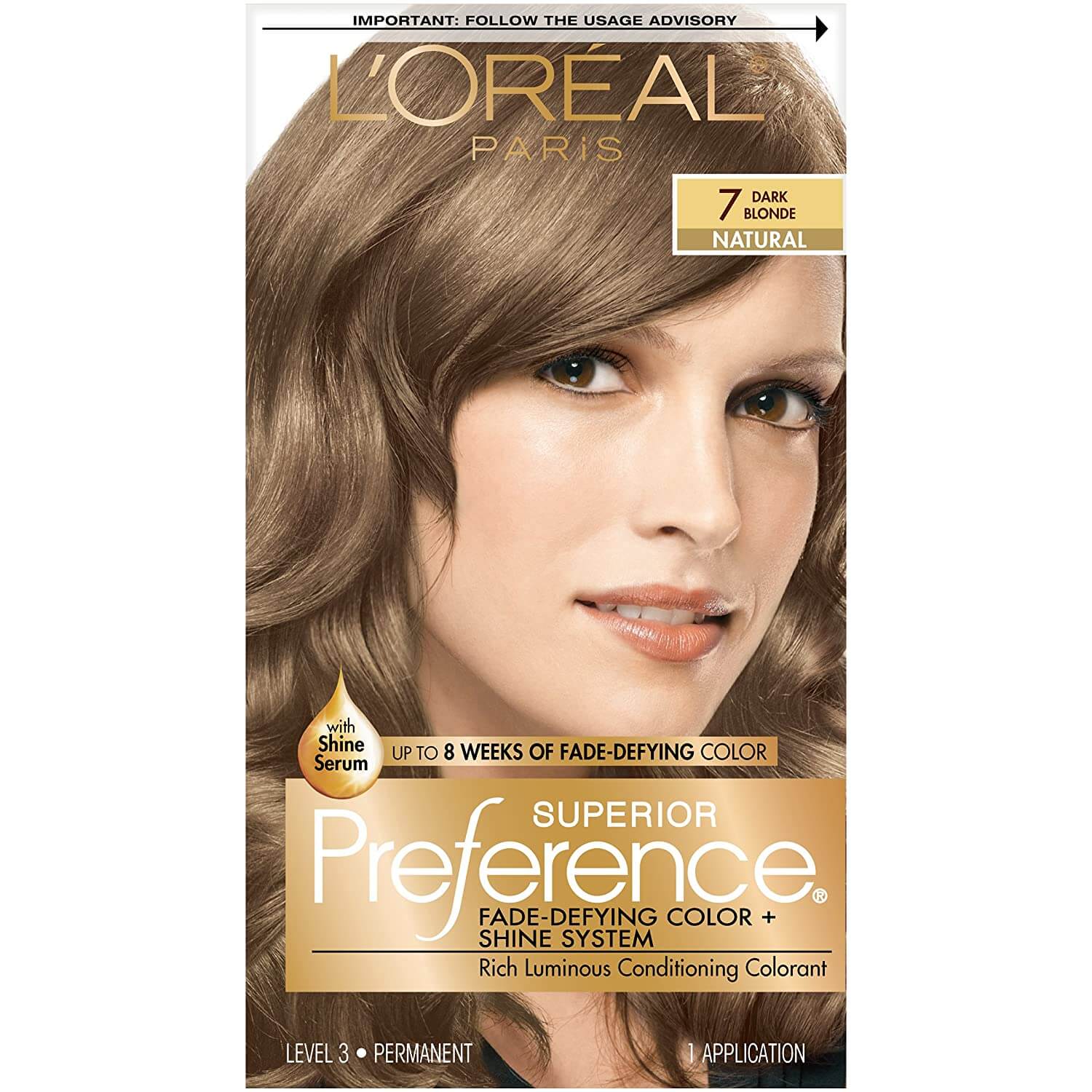 Best Color for Overall Shine: L'Oreal Paris Superior Preference Fade-Defying Color + Shine System