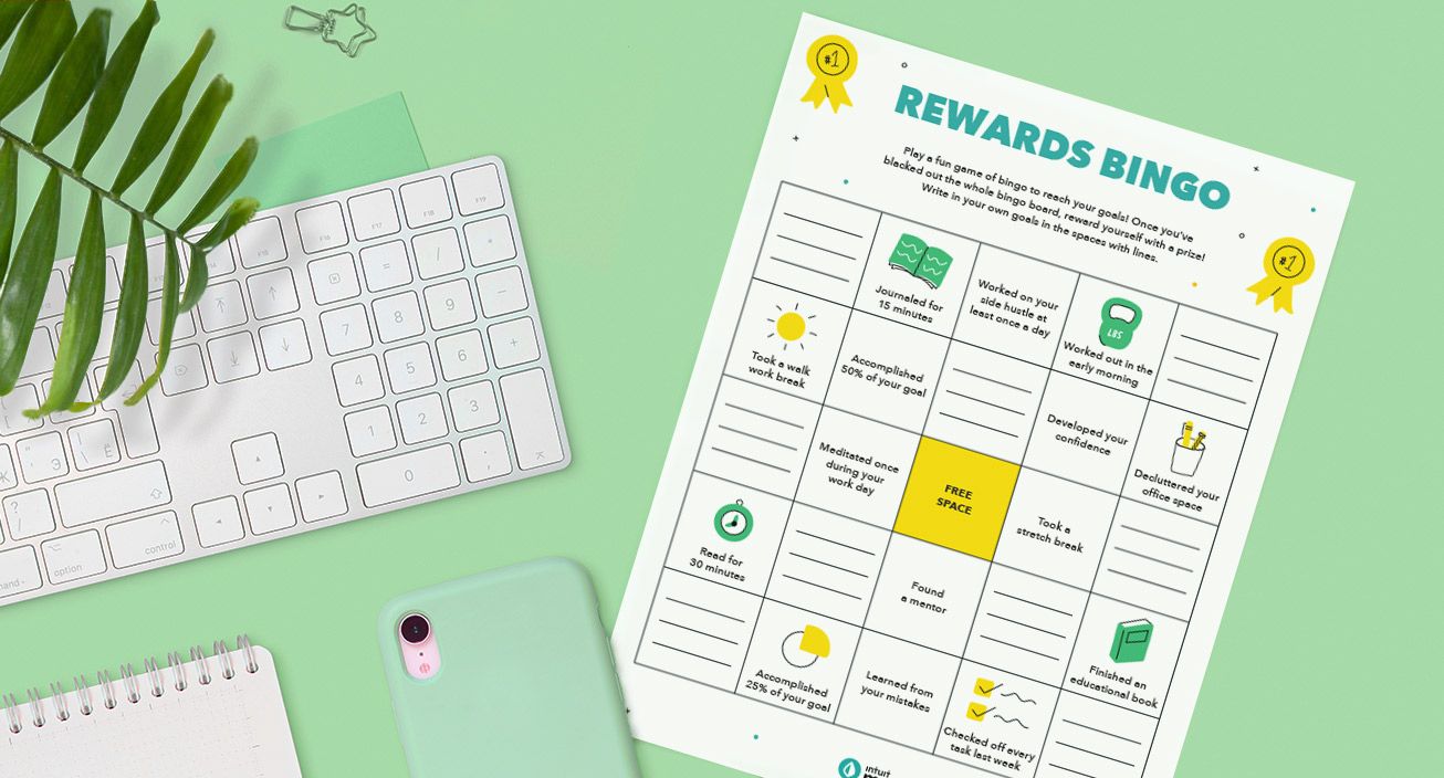 Rewards bingo mockup