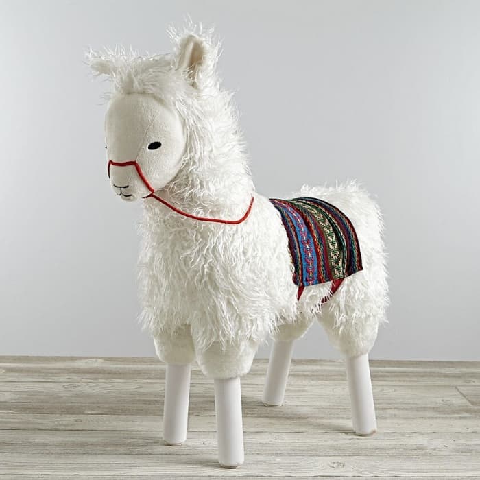 Ride on llama stuffed animal