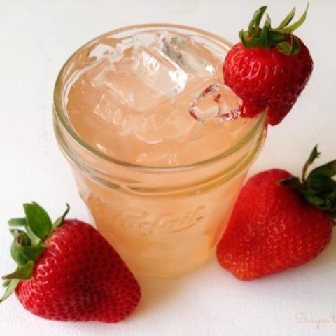 Strawberry Ginger Switchel Easy Ferment + Electrolytes