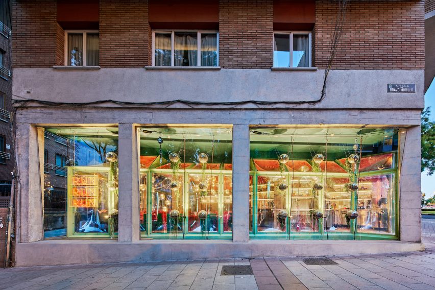 Run Run Run cafe in Madrid, designed by Office for Political Innovation